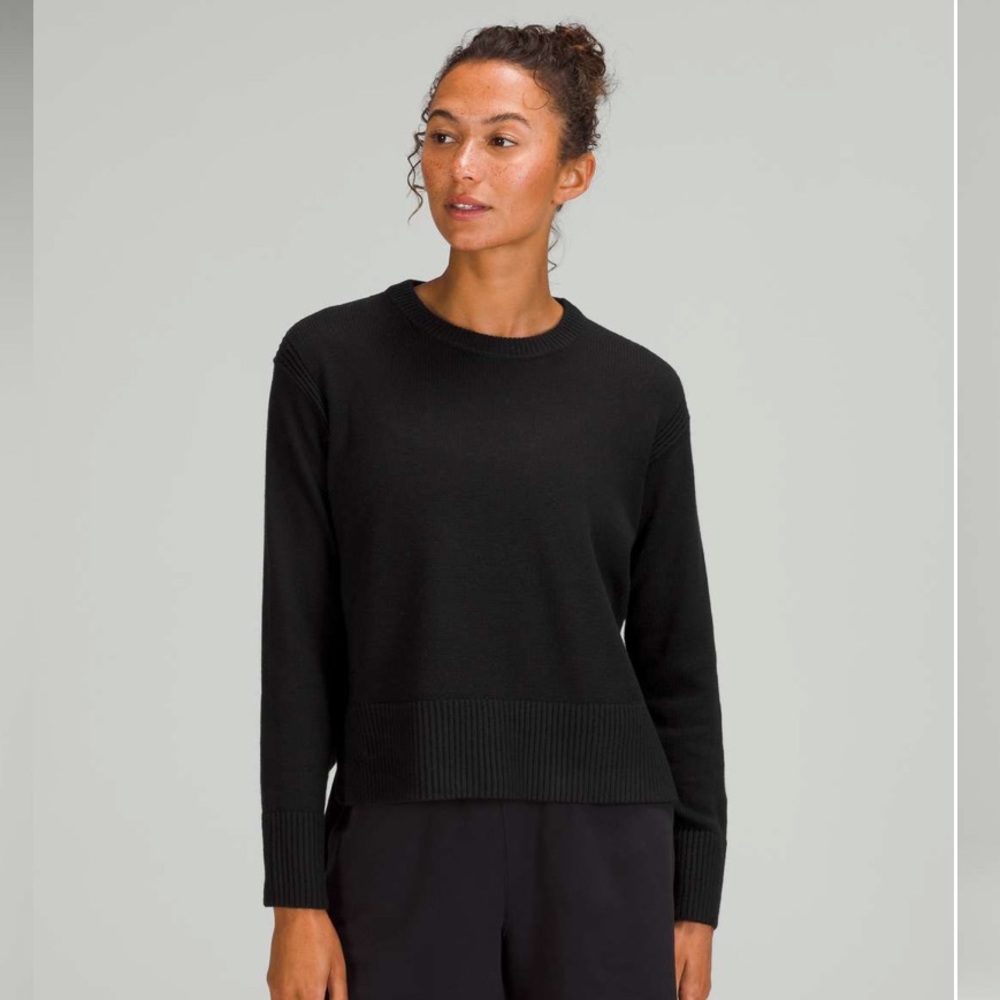 Lululemon Cashlu boxy crewneck sweater